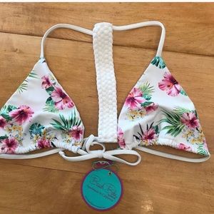 NWT Tropical Bikini Top